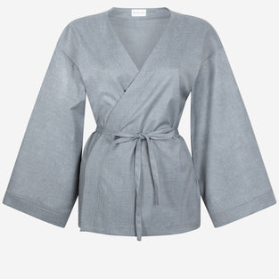 Kimono blazer Alvera | Grigio