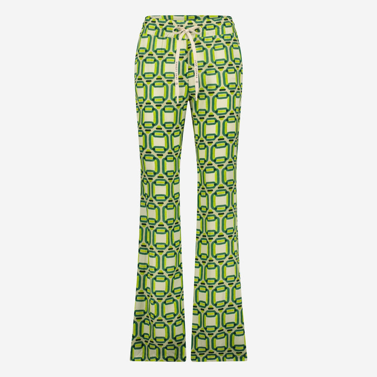 Carola Pants Eco Viscose | Green Lime