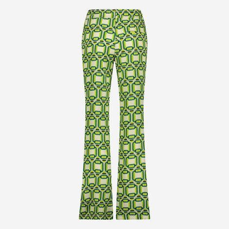 Carola Pants Eco Viscose | Green Lime