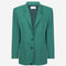 Lennard Oversize Blazer Technical Jersey | Green