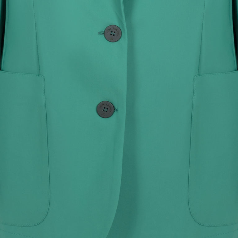 Lennard Oversize Blazer Technical Jersey | Green