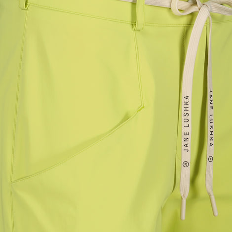 Emily Pants Technical Jersey | Lime