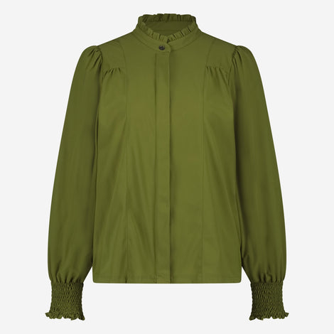 Oliver Blouse Technical Jersey | Oliva green