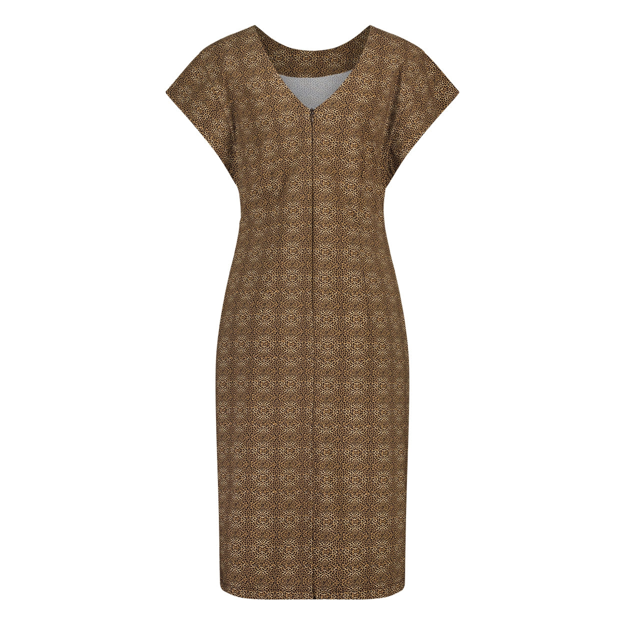 Domina Dress Technical Jersey | Brown