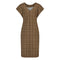 Domina Dress Technical Jersey | Brown